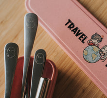 Load image into Gallery viewer, Pink Travel Cutlery Set - Chonnyday