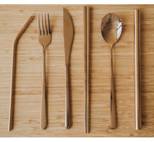 Load image into Gallery viewer, Golden Chasing Cutlery Set - Chonnyday
