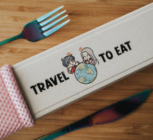 Load image into Gallery viewer, Rainbow Travel Cutlery Set - Chonnyday