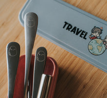 Load image into Gallery viewer, Blue Travel Cutlery Set - Chonnyday
