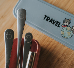 Blue Travel Cutlery Set - Chonnyday